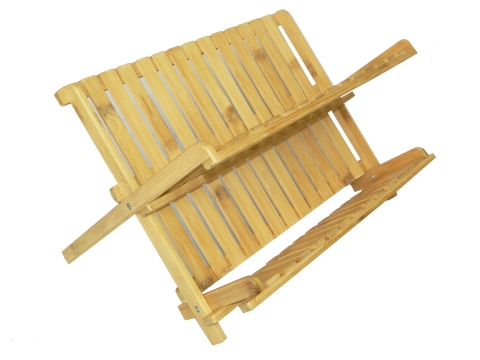 Bamboo dish rack